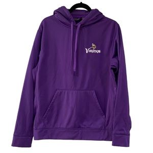 Vikings NFL Hoodie Mens M Sweatshirt Dunbrooke Purple Football Fan